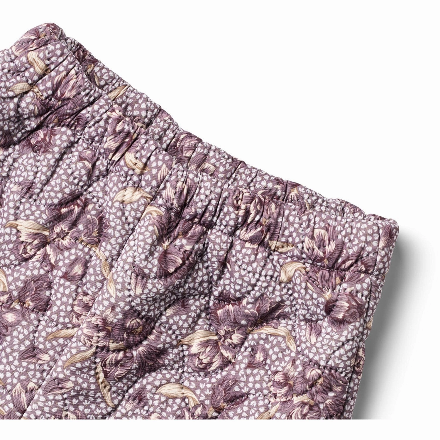 Wheat Lilac Tulips Thermo Pants Alex Applique