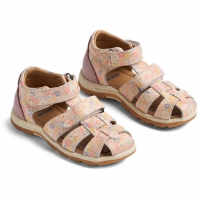Wheat Multi Flowers Sandal Frei Moccasins Ankle boots