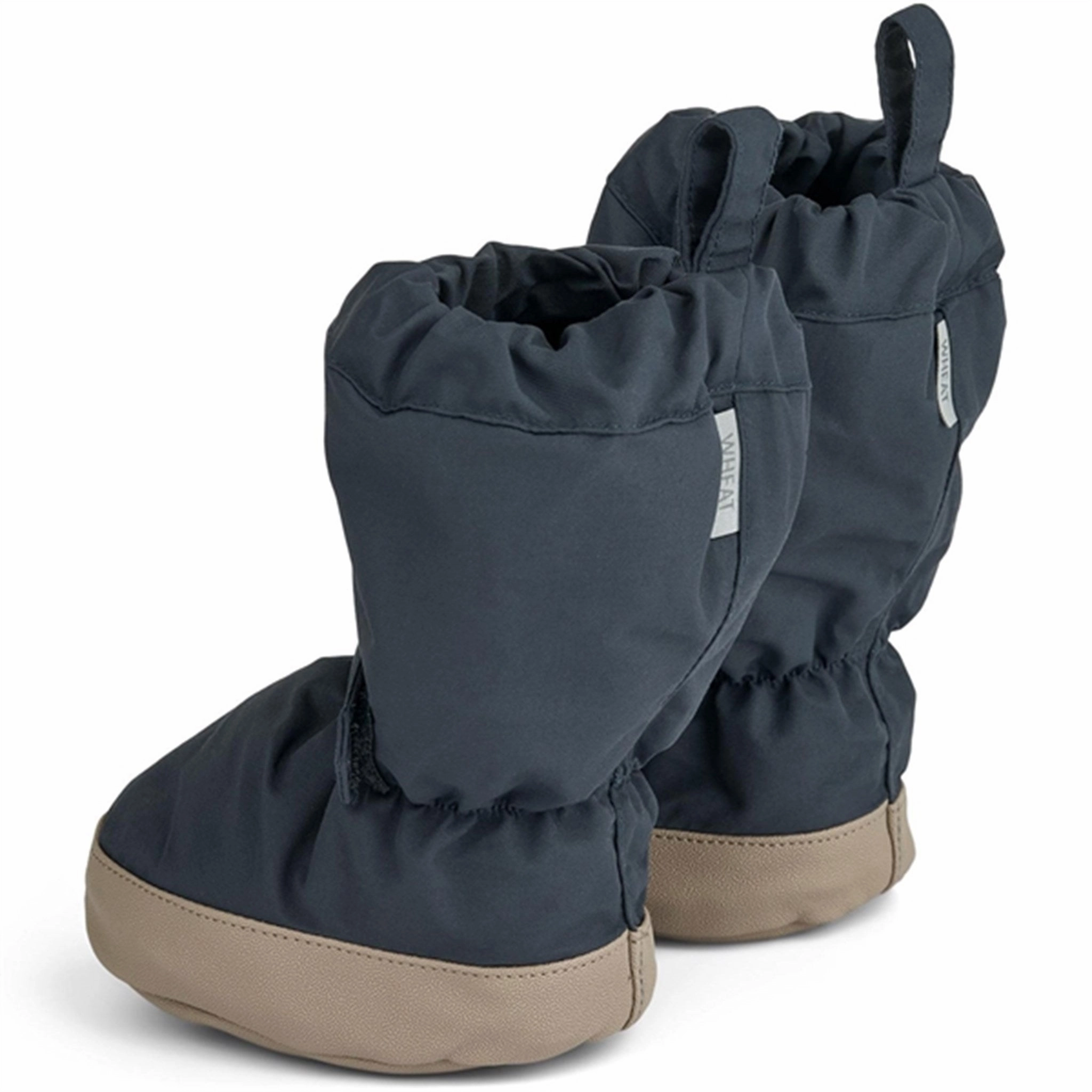 Wheat Outerwear Booties Tech Dark Blue Lace-up