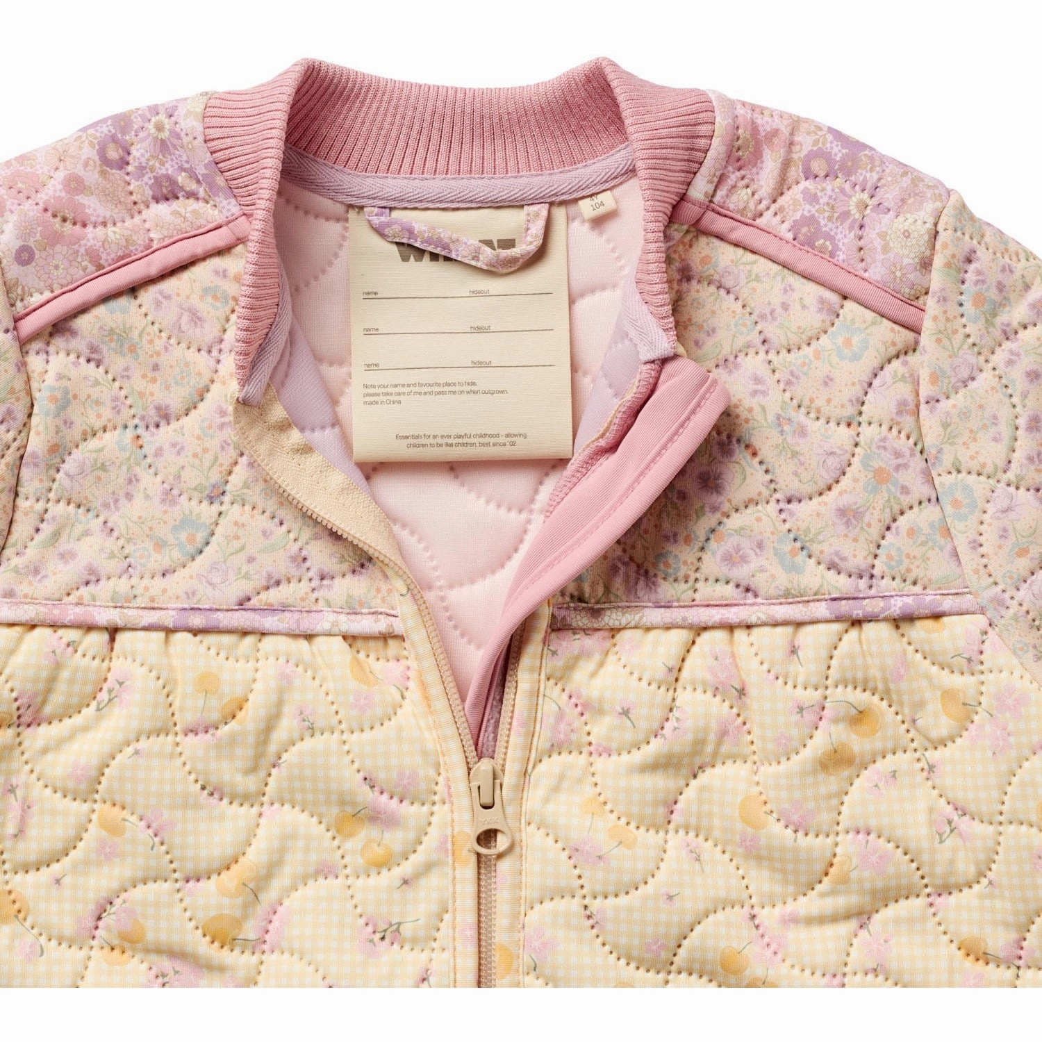 Wheat Pansies Thermo Jacket Liv Ethereal