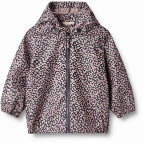 Wheat Rainy Flowers Rainwear Chardy Jacket Print Edgy