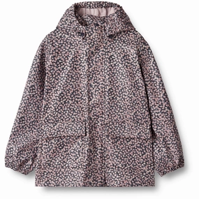 Wheat Rainy Flowers Rainwear Ollo Jacket Premium Seam