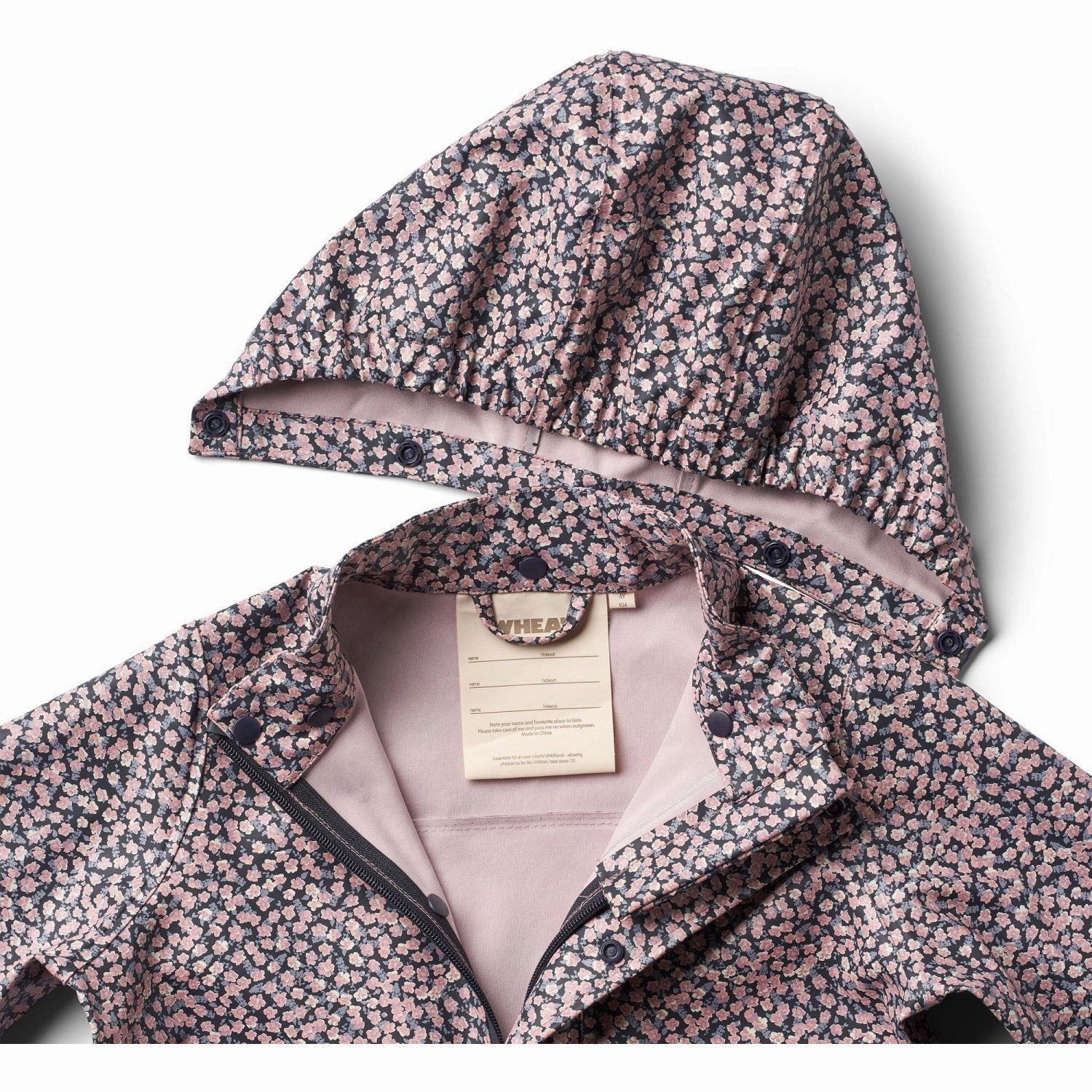Wheat Rainy Flowers Rainwear Ollo Jacket Premium
