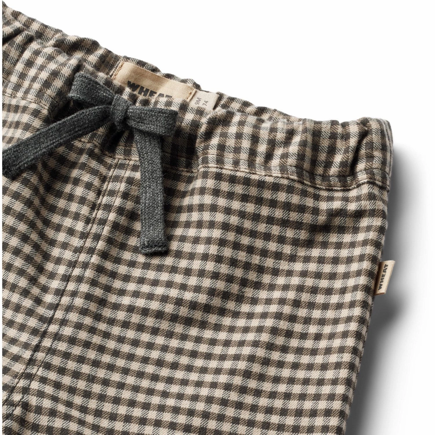 Wheat Raven Check Trousers Lined Gustav Stitch