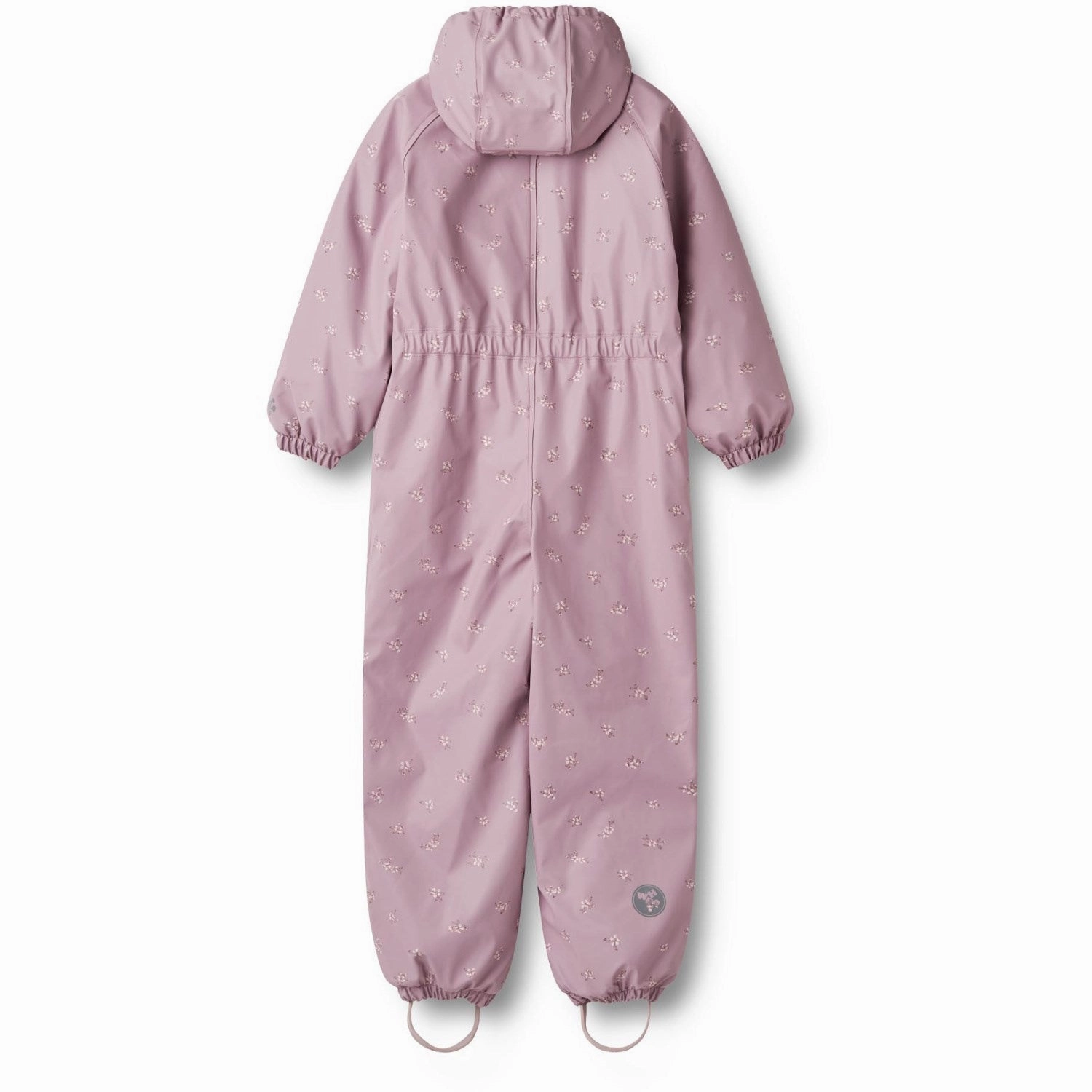 Wheat Soft Lilac Flowers Thermo Rainsuit Aiko Linen