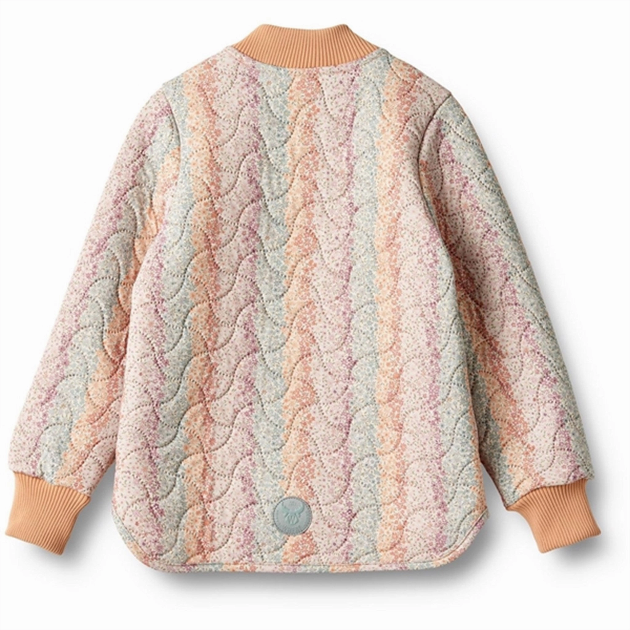 Wheat Thermo Rainbow Flowers Jacket Loui Fabric