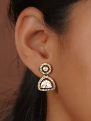 White Color Victorian Earrings - VCSL925-EAR4