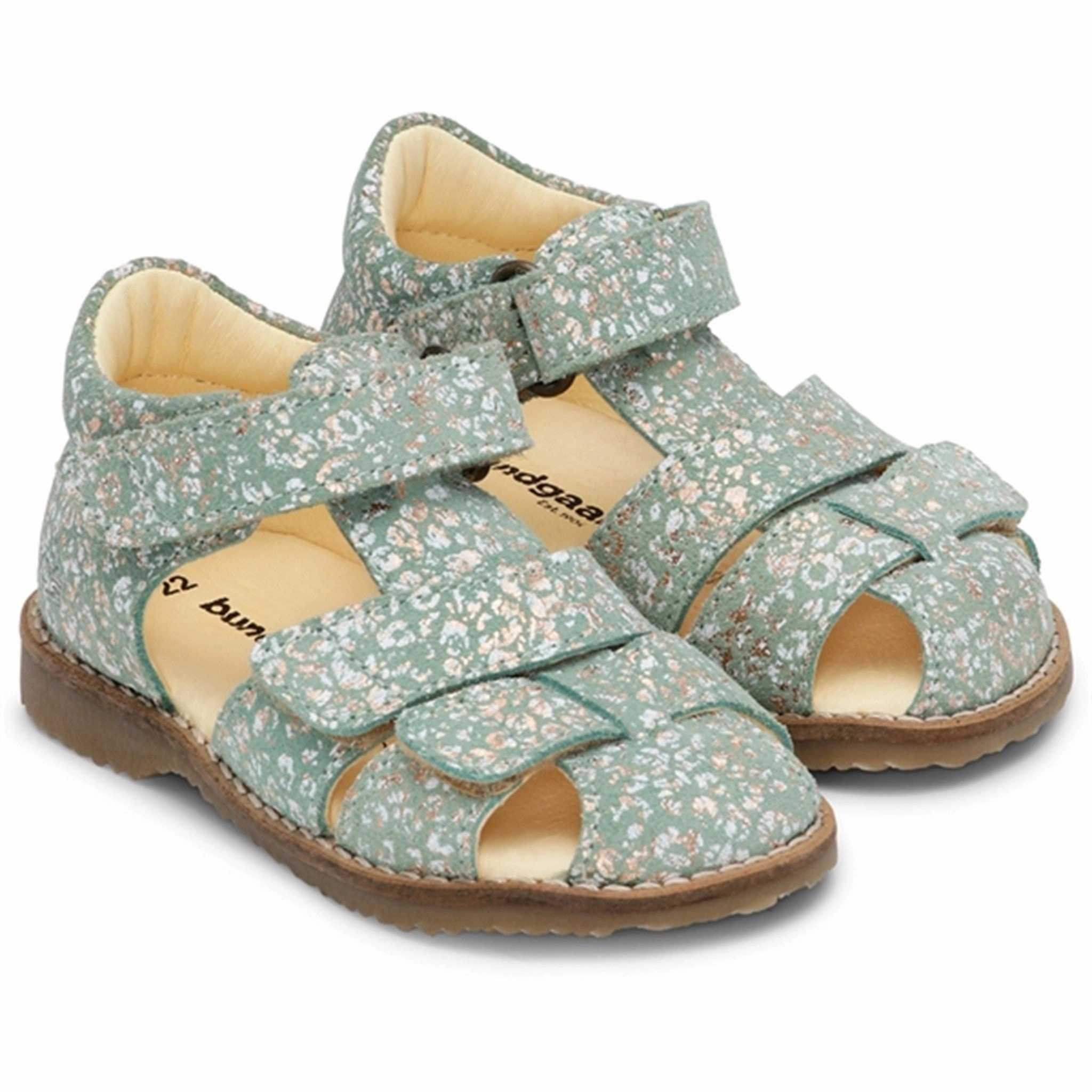 Winter shoes Bundgaard Samir Sandal Mint Shell Luxury shoes