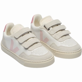 Women's shoes Veja Extra White Petale Small V-90 Sneakers Suede shoes