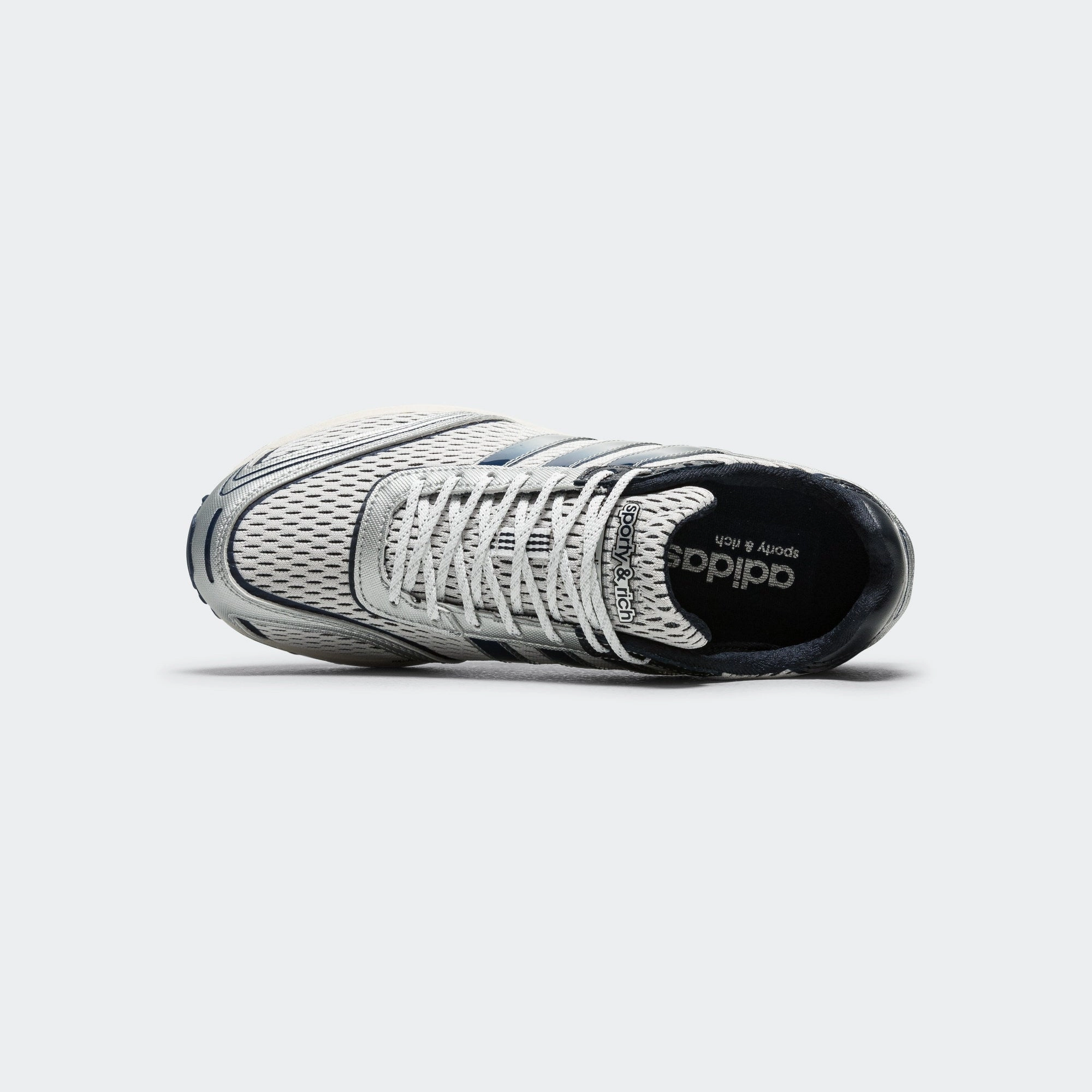 Womens Adizero Adios x Sporty & Rich - Footwear White/Collegiate Navy-Cloud White puma new arrivals
