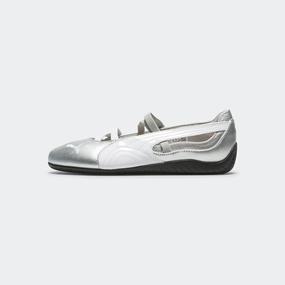 Womens Speedcat Ballet Metallic - Puma Silver glitzindia new arrivals new collection aldo bags