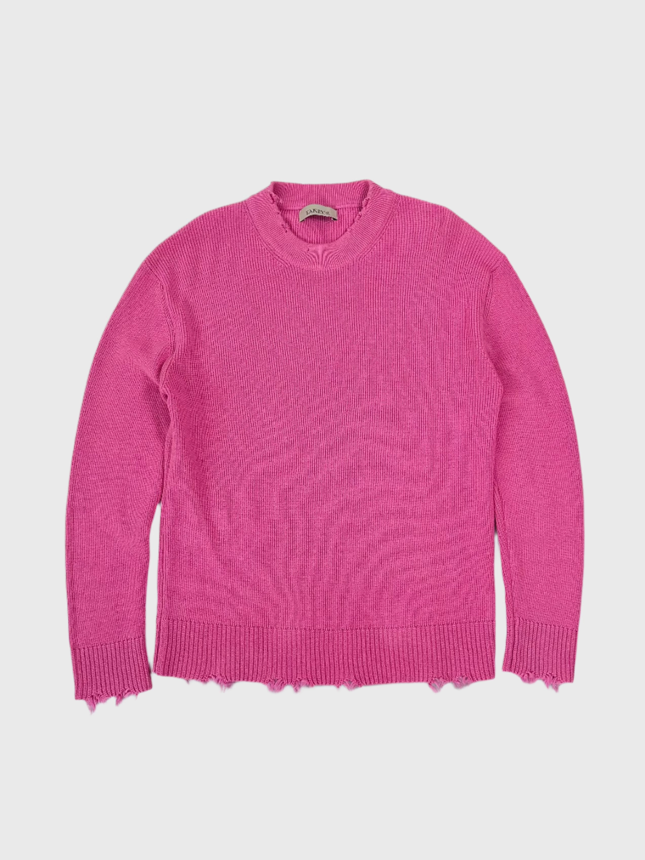 new arrival dress for female Maglione Rosa In Cotone Con Orli Sfilacciati wedtree new arrivals new album releases this week