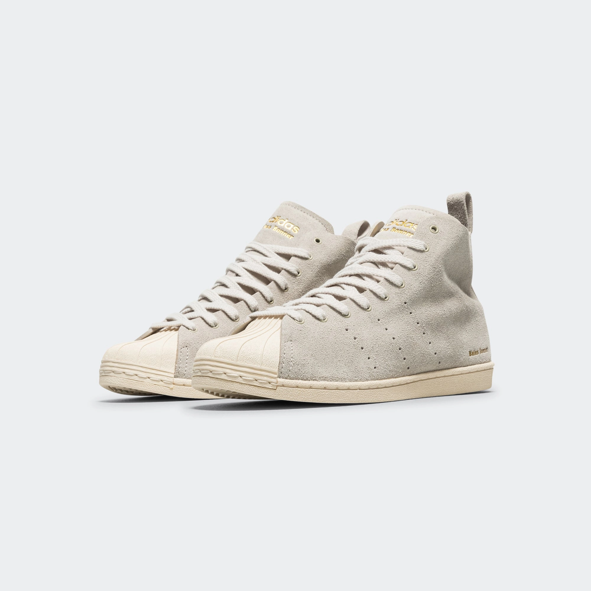 woodland new arrivals Superstar Hi x Wales Bonner - Mist Stone/Wonder White-Gold Metallic