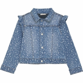 Wool Minymo China Blue Denimjacket Beading