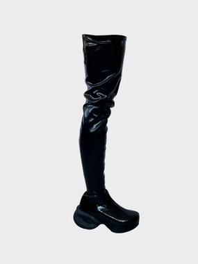 woolworths new arrivals suruma in new arrivals open now Stivali Over The Knee In Vernice Nera Lucida foschini new arrivals dresses