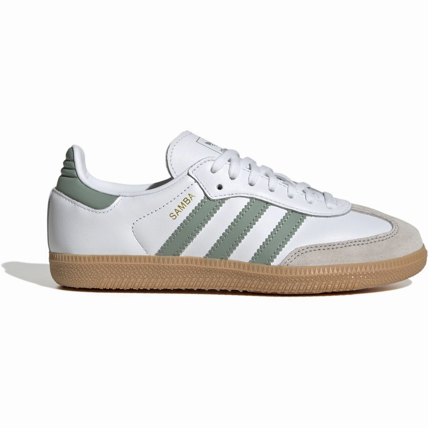 Work shoes adidas Originals Ftwr White/Silver Green/Gum 3 Samba Og J Sneakers Metallic shoes