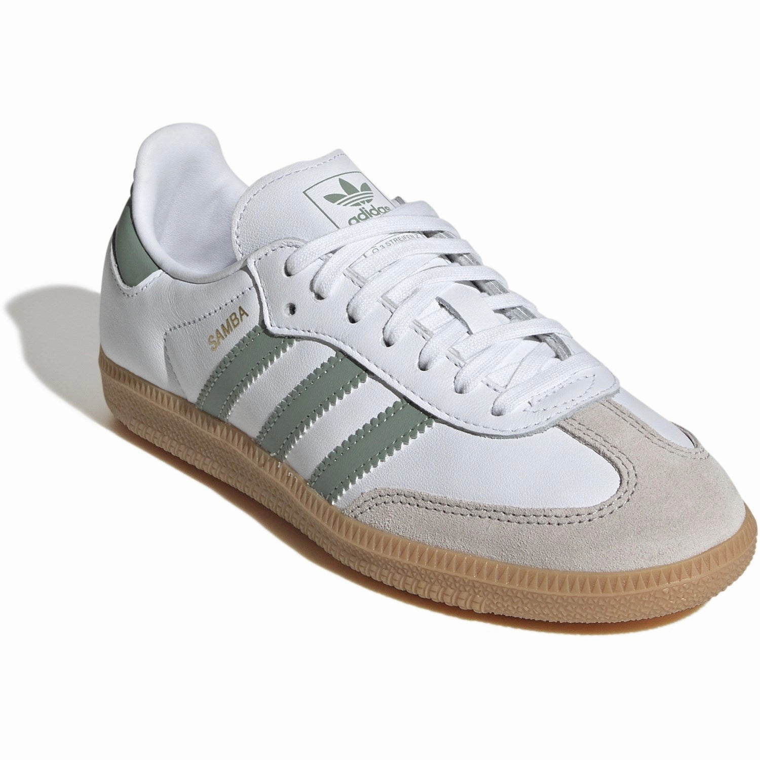 Work shoes adidas Originals Ftwr White/Silver Green/Gum 3 Samba Og J Sneakers