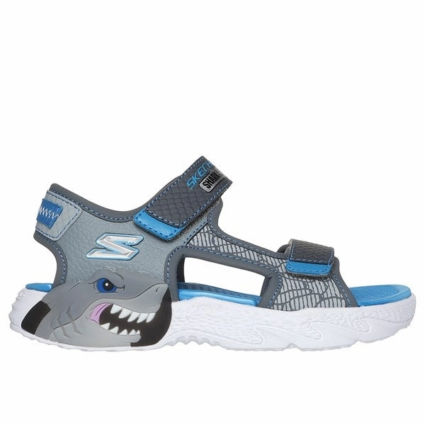 Work shoes Skechers Creature Splash River Sandal Charcoal Blue