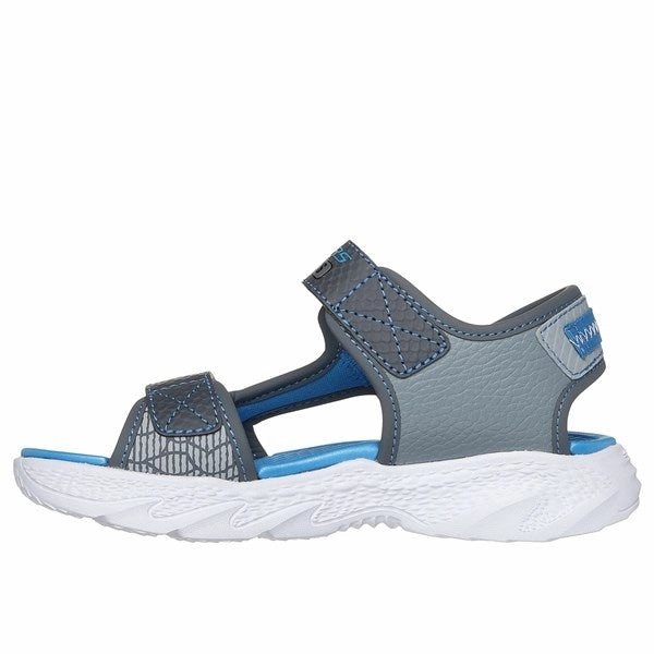 Work shoes Skechers Creature Splash River Sandal Charcoal Blue