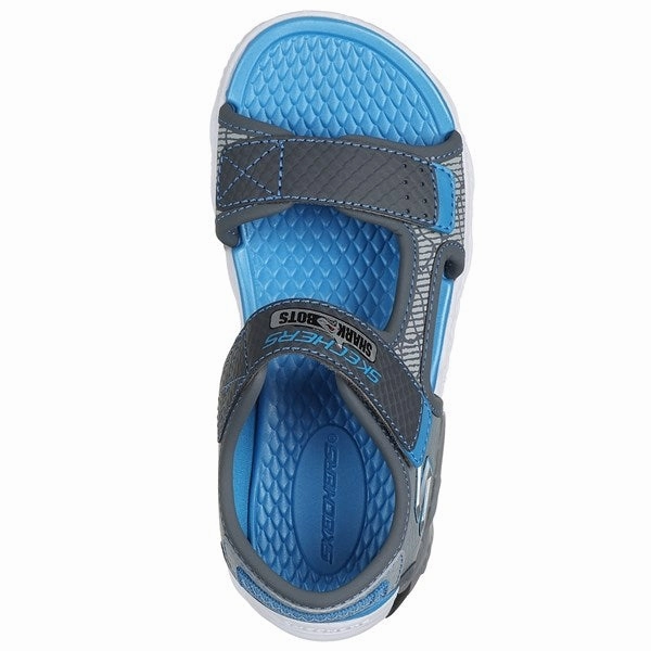 Work shoes Skechers Creature Splash River Sandal Charcoal Blue