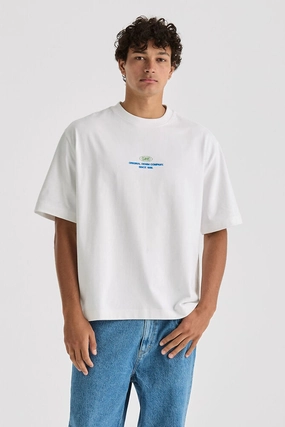 Worldwide Boxcutter Tee White sale live quiz sale