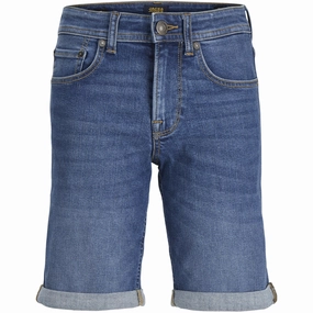 Worldwide Jack & Jones Junior Blue Denim Jwhrick Jjoriginal Shorts Sq 327 Jnr Luxurious