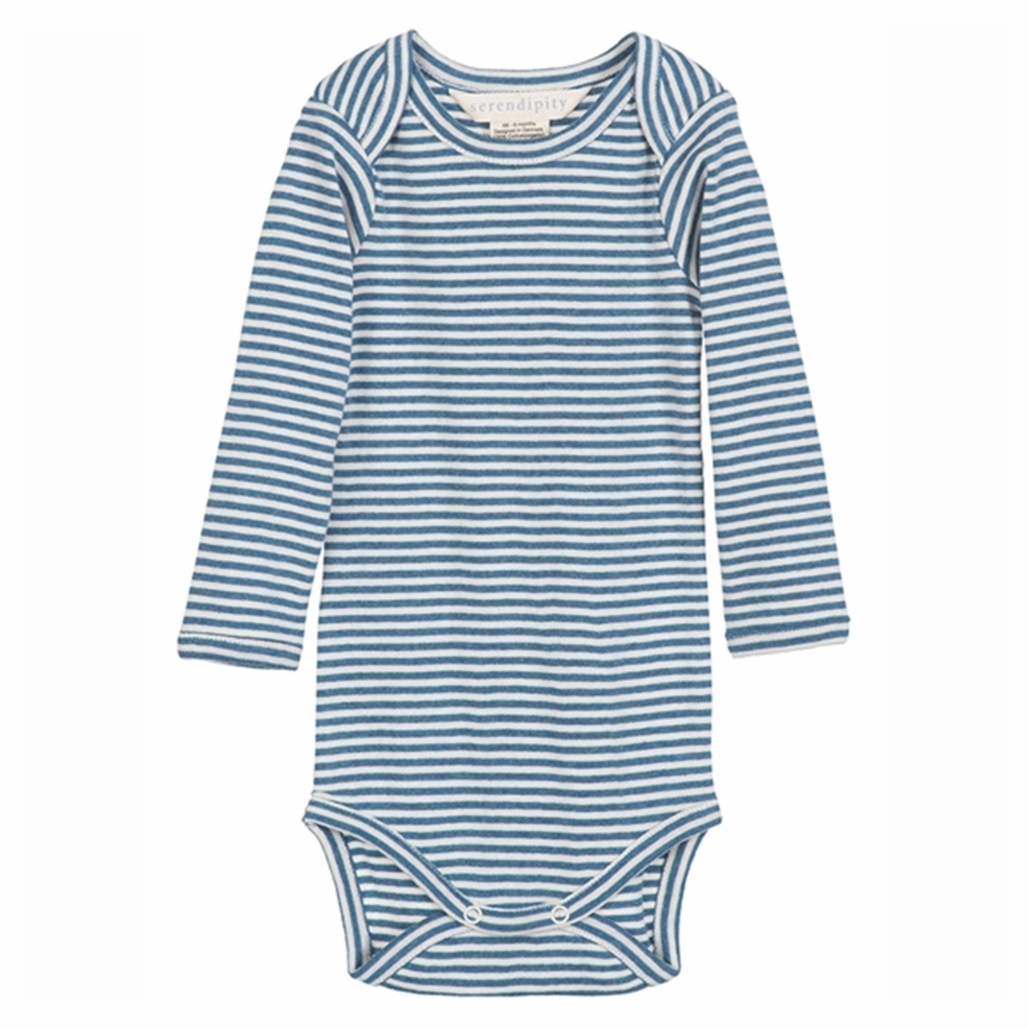 Serendipity Sky/Offwhite Baby Stripe Rib Body Worldwide Iconic Brand