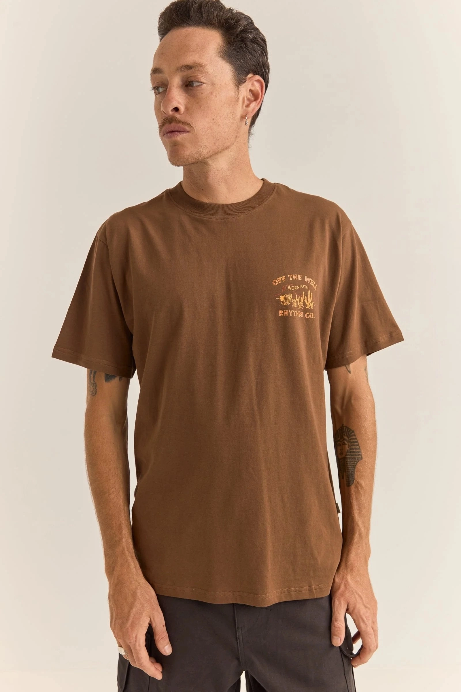 Worn Path Short Sleeve T-Shirt Chocolate iphone xr sale sale christmas cards