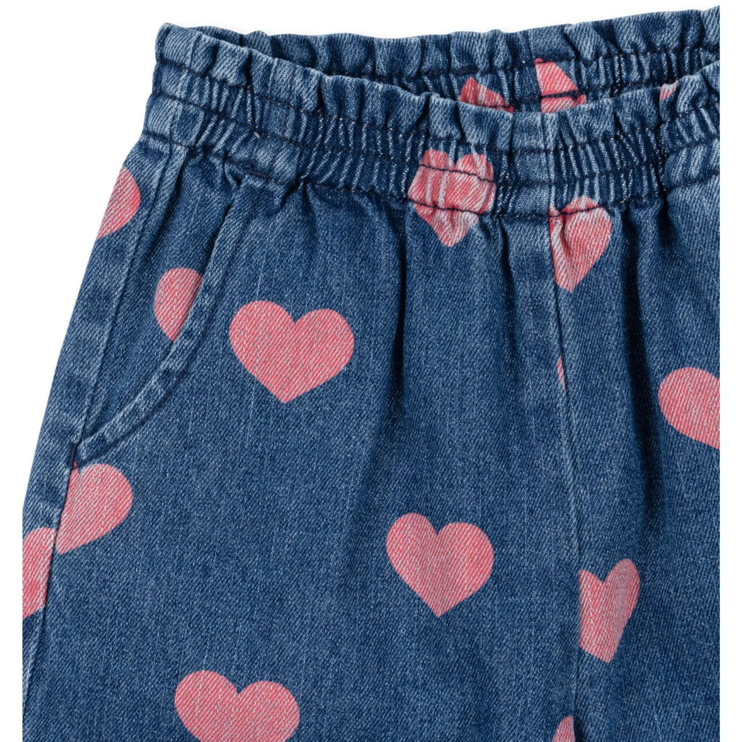 Woven Konges Sljd Bon Coeur Pink Magot Frill Pants Gots