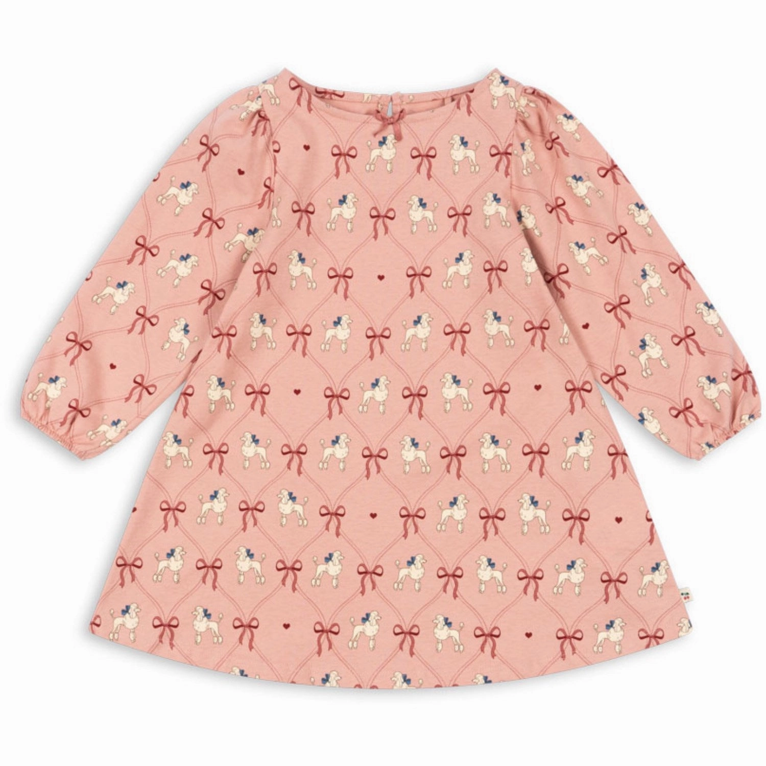 Woven Konges Sljd Poodle Drey Dress Gots Collar