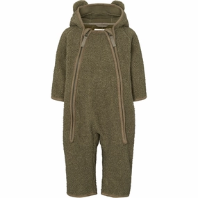 Woven MarMar Bonded Teddy Olive Leaf Robert Suit Polished