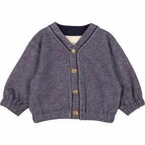 Woven MarMar Sweat Dark Denim Blue Toko B Cardigan Durable