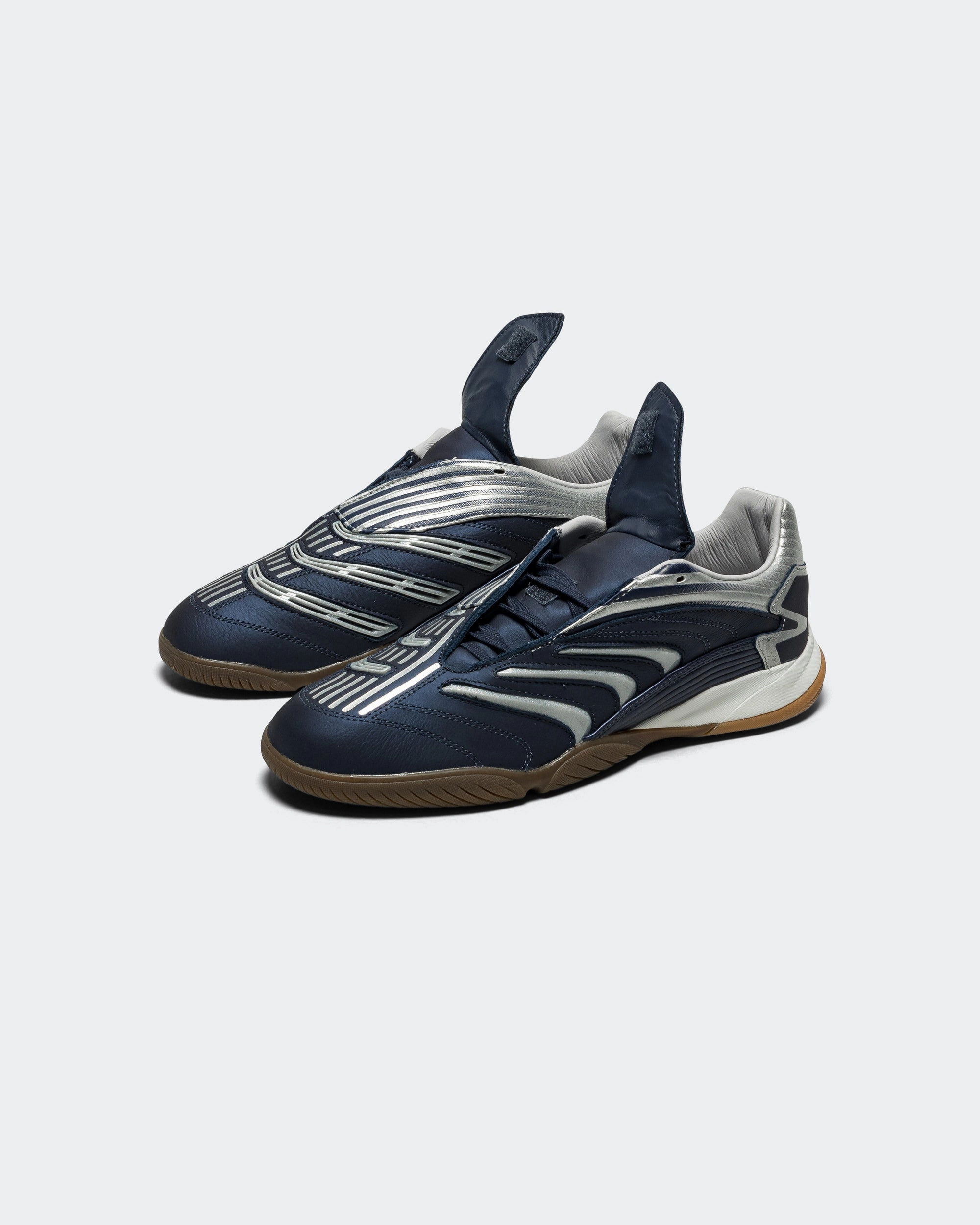 www glitzindia in new arrivals online shopping Predator Sala - Navy/Silver Metallic-Gum