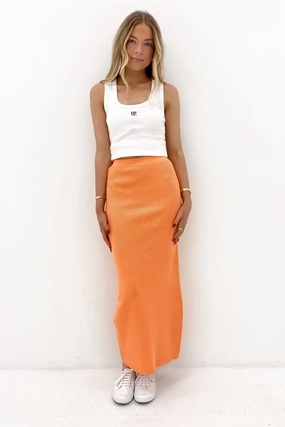 xiaomi sale Henley Knit Skirt Orange uniqlo sale