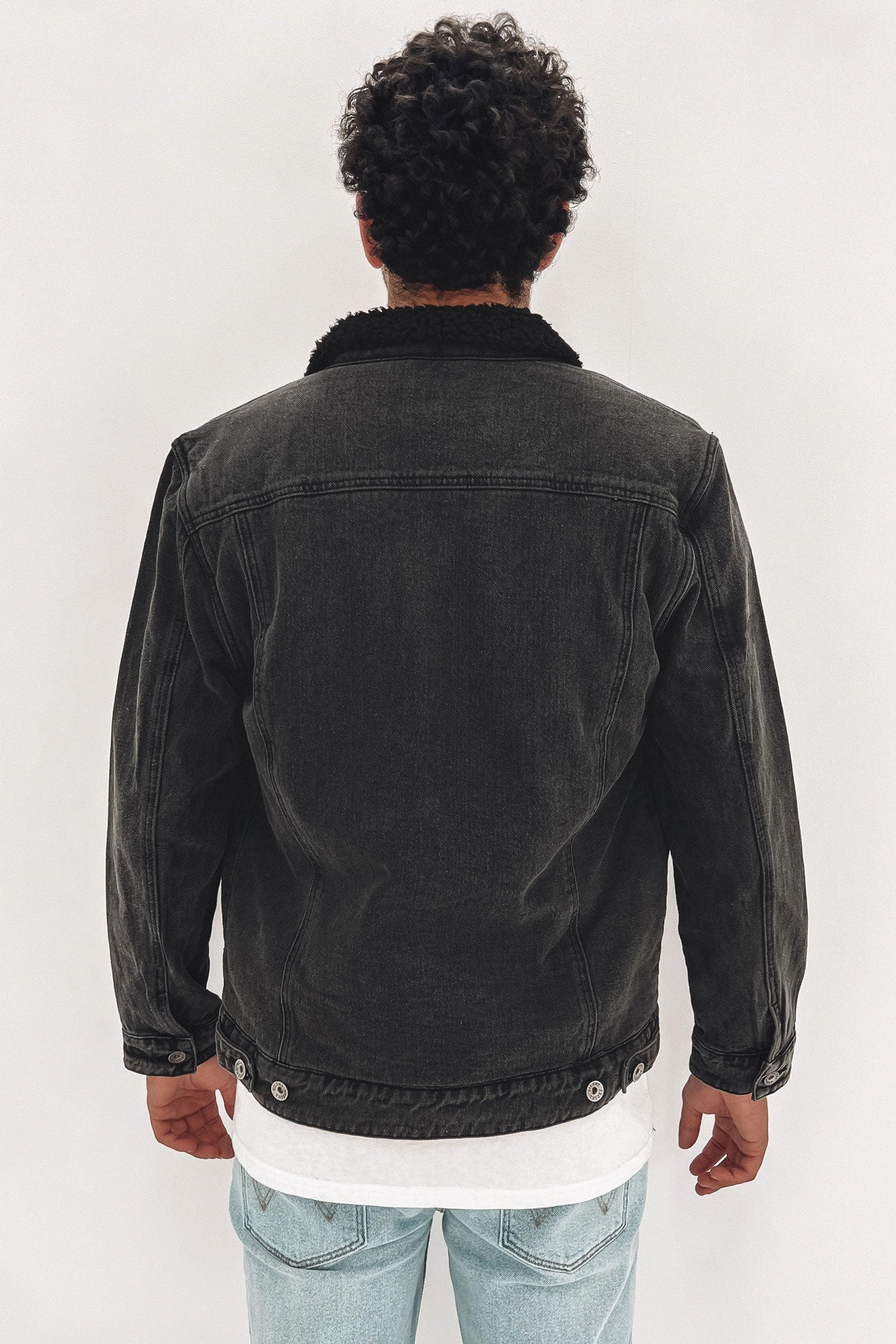 xiaomi sale Jefe Sherpa Jacket Washed Black