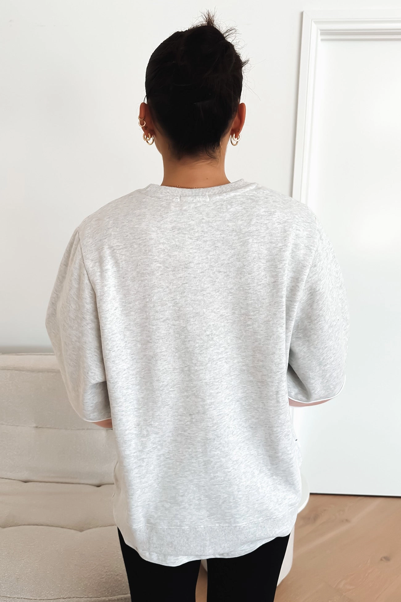 Zah College Fleece Snow Marle zimmermann sale