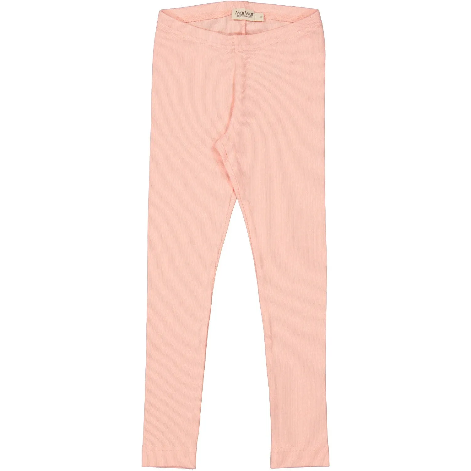 Zipper MarMar Modal Fine Rib Soft Coral Leg Leggings
