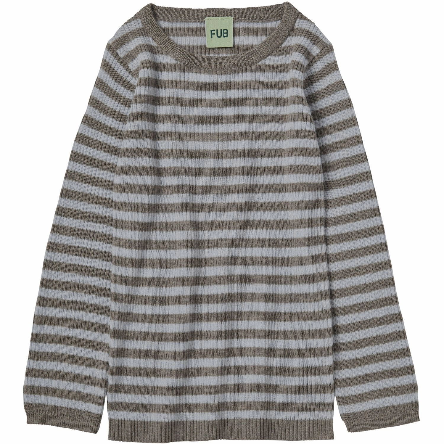 Zipper FUB Hazel Melange/Ice Rib Tee L/S Distinctive
