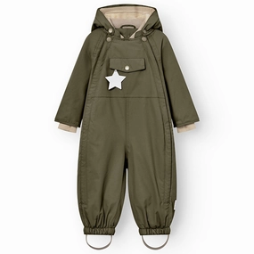 Zipper Mini A ture Olive night Wisti Fleece Snowsuit Vintage