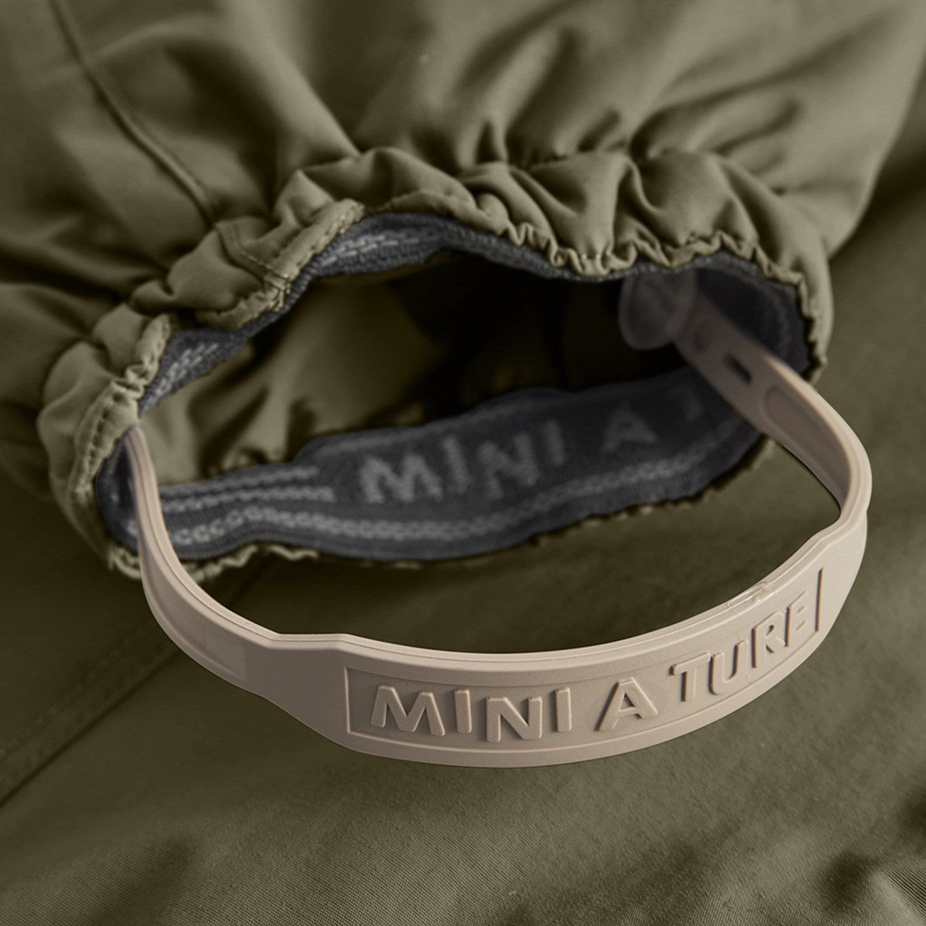 Zipper Mini A ture Olive night Wisti Fleece Snowsuit