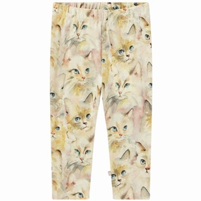 Zipper Molo Aquarelle Cats Stefanie Leggings Distinctive
