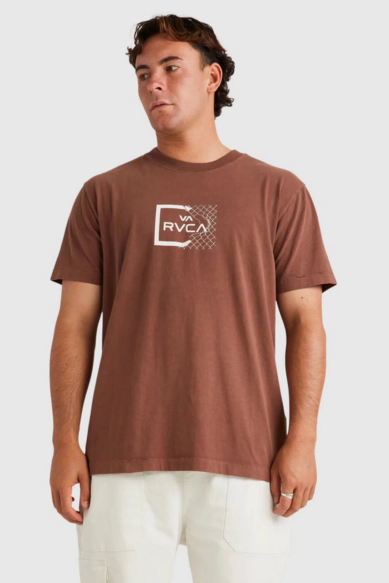 zudio sale RVCA Break Out Short Sleeve Tee Hazelnut refinery sale